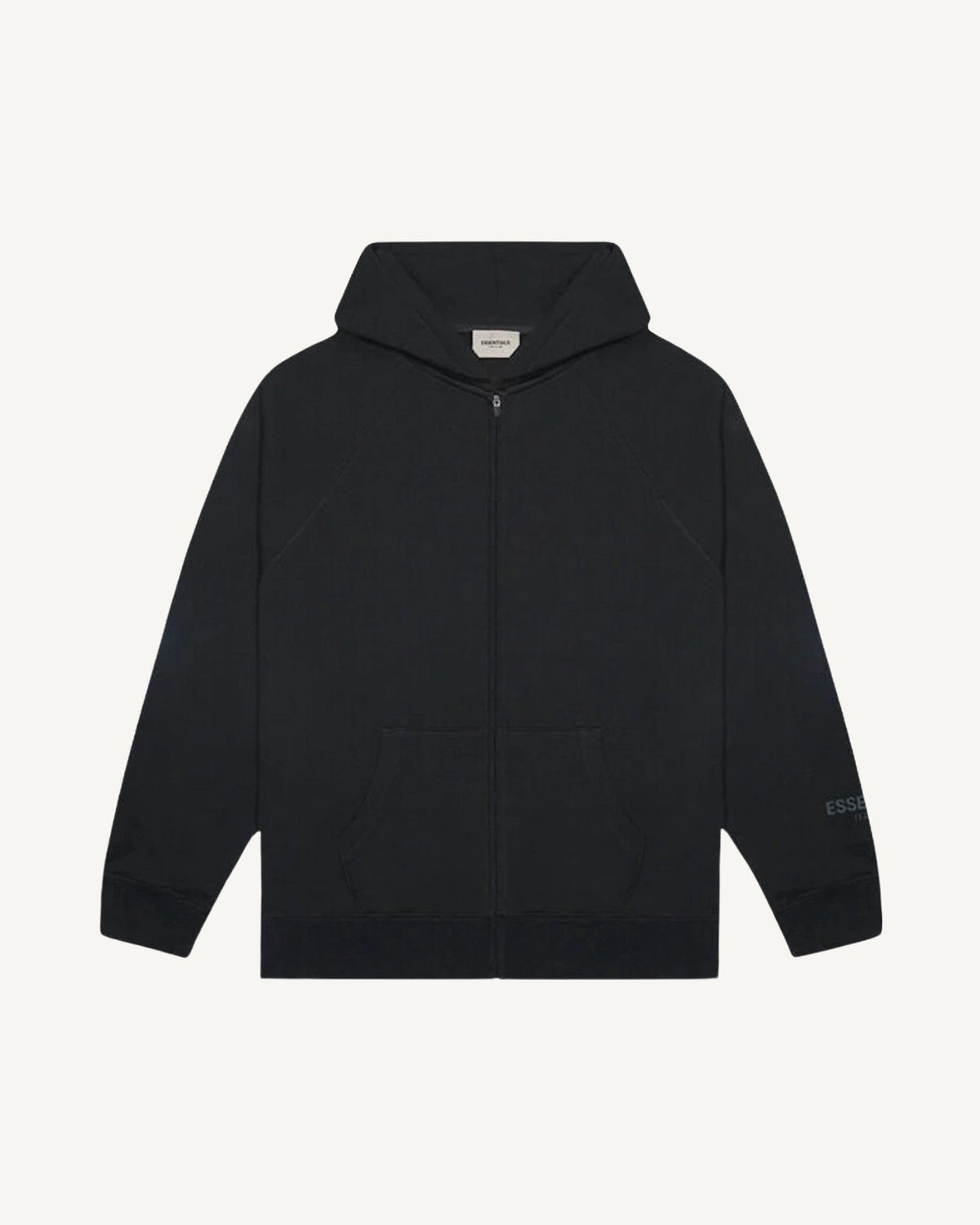 Buzo con cierre Essentials Black — Essentials — Vault