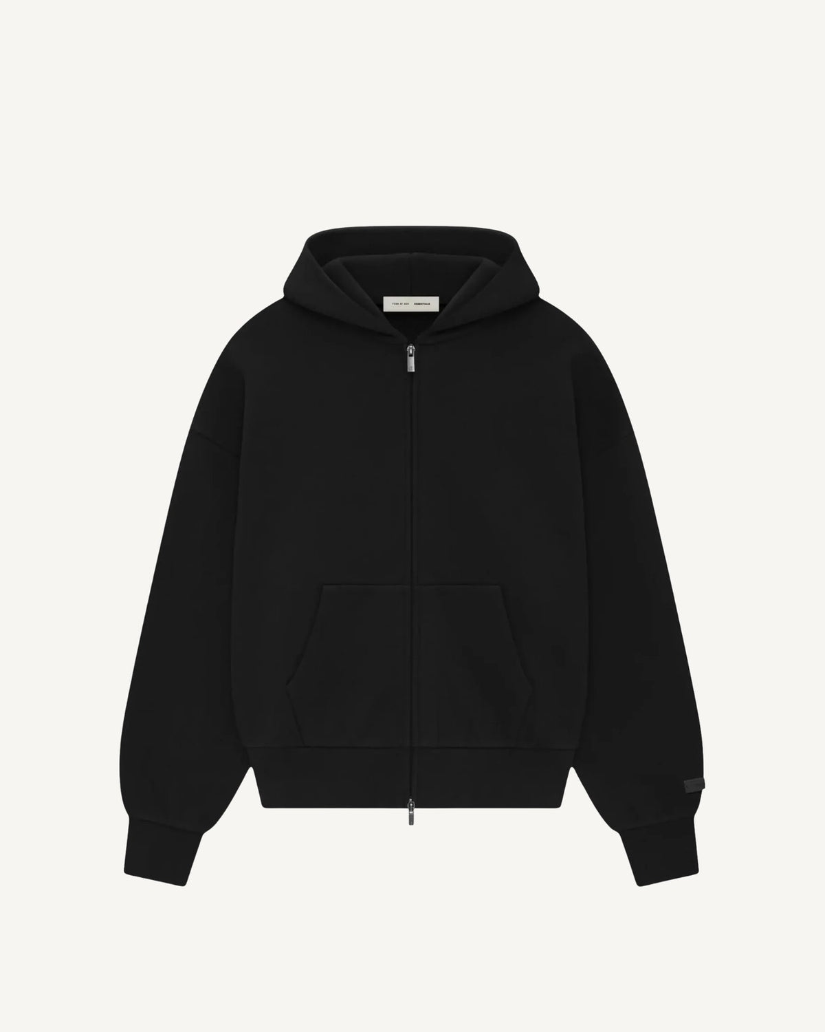 Buzo con cierre Essentials Jet Black — Essentials — Vault