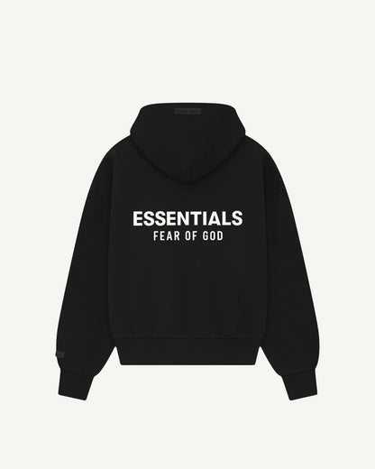 Buzo con cierre Essentials Jet Black — Essentials — Vault