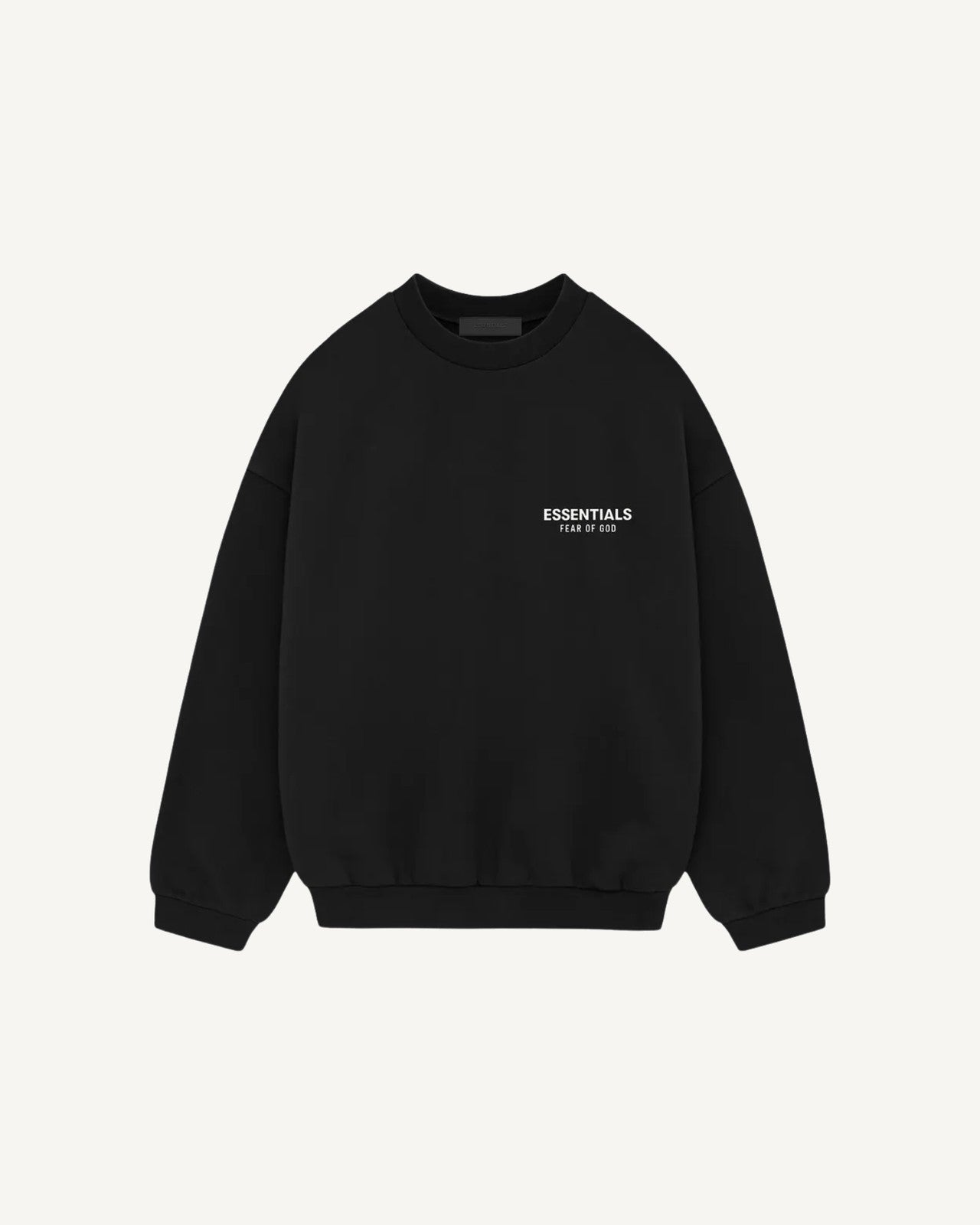 Buzo cuello redondo Essentials Black White — Essentials — Vault